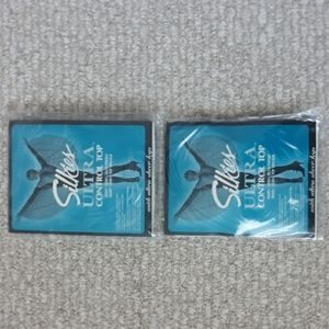 Silkies Ultra Control Top Jet Black pantyhose